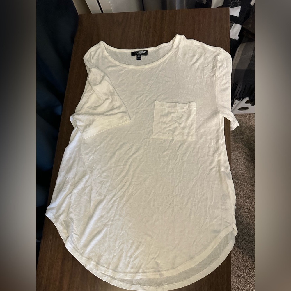 TOPSHOP White Tee Medium